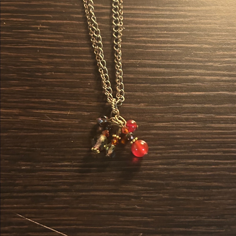 Elegant Multi-Color Pendant Necklace